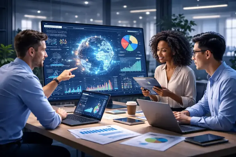 AI-powered investment portfolio visualization