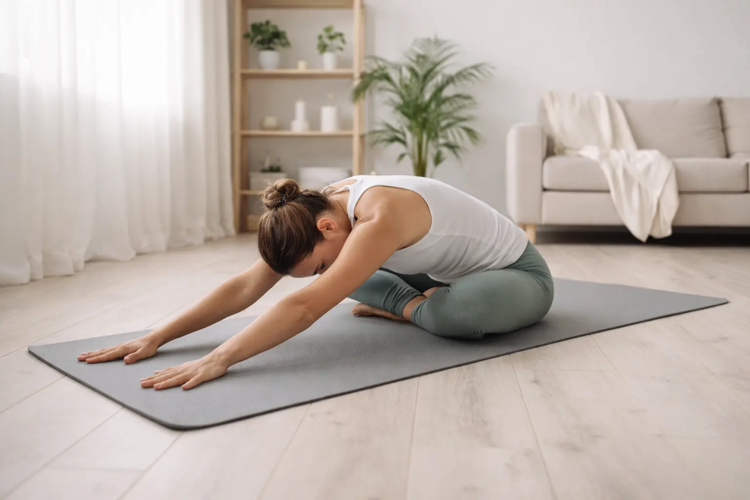 Practicing yoga for holistic recovery