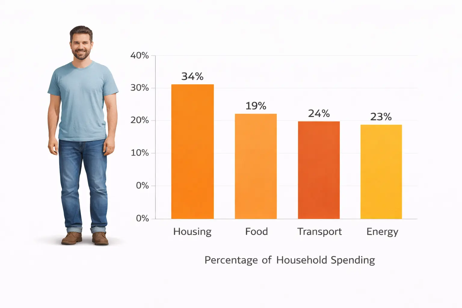 Personal inflation spending chart