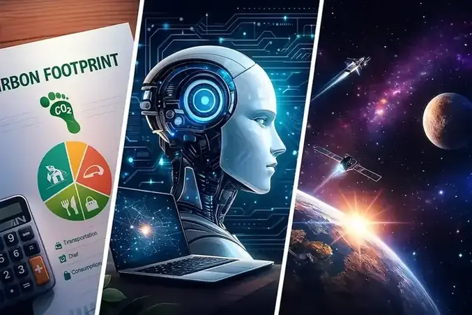 Satellites and planets illustrating space discoveries impacting Earth in 2026